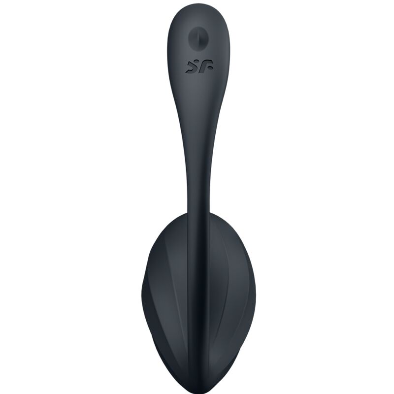 SATISFYER - RIBBED PETAL STIMOLATORE PUNTO G TELECOMANDO NERO APP GRATUITA – Vibratori con APP – foto 3
