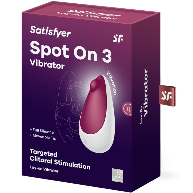 SATISFYER - SPOT ON 3 STIMOLATORE CLITORALE BERRY – Vibratori clitoridei da posare – foto 5