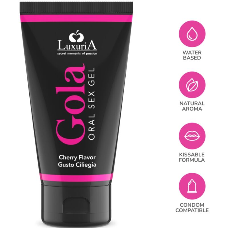 INTIMATELINE LUXURIA - GEL PER SESSO ORALE GUSTO CILIEGIA 50 ML – Per il sesso orale – foto 3
