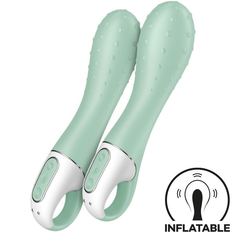 SATISFYER - AIR PUMP VIBRATOR 3 PUNTO G GONFIABILE MENTA – Vibratori a punto G – foto 2