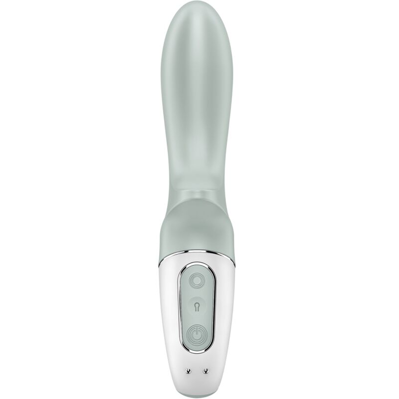SATISFYER - AIR PUMP BOOTY 3 VIBRATORE ANALE GONFIABILE GRIGIO VERDE – Vibratori – foto 5