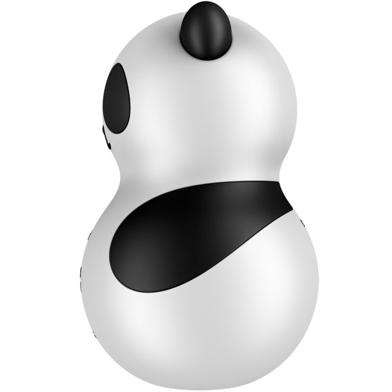 SATISFYER - POCKET PANDA STIMOLATORE E VIBRATORE IN BIANCO E NERO – Stimolatore d'aria con vibrazione – foto 4