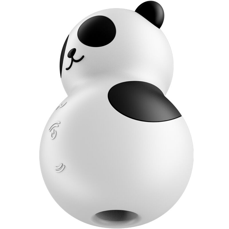 SATISFYER - POCKET PANDA STIMOLATORE E VIBRATORE IN BIANCO E NERO – Stimolatore d'aria con vibrazione – foto 5