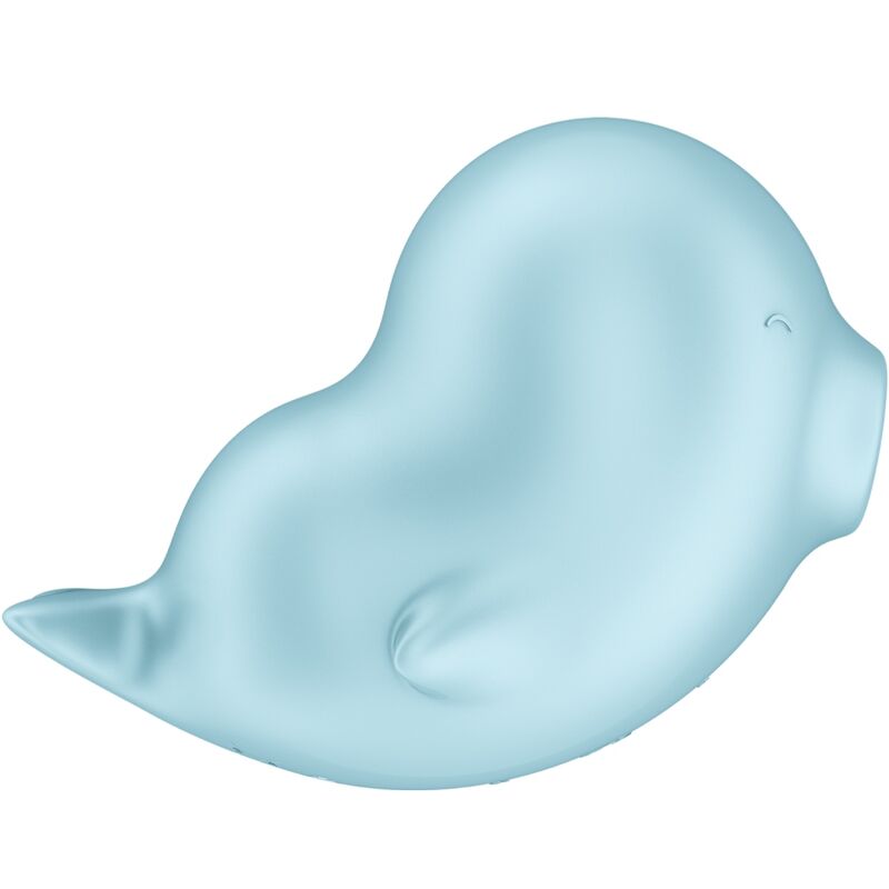 SATISFYER - SASSY SEAL STIMOLATORE E VIBRATORE BLU – Stimolatore d'aria con vibrazione – foto 3
