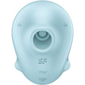SATISFYER - SASSY SEAL STIMOLATORE E VIBRATORE BLU – Stimolatore d'aria con vibrazione