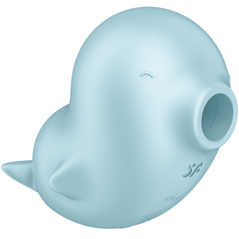 SATISFYER - SASSY SEAL STIMOLATORE E VIBRATORE BLU – Stimolatore d'aria con vibrazione – foto 5