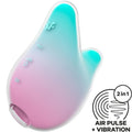 SATISFYER - MERMAID VIBES STIMOLATORE E VIBRATORE MENTA E ROSA – Stimolatore d'aria con vibrazione