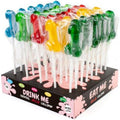 SECRETPLAY - ASSORTIMENTO ESPOSITIVO LECCA LECCA AL PENE CON ALCOOL 40 UNITÀ – Divertenti prelibatezze alcoliche