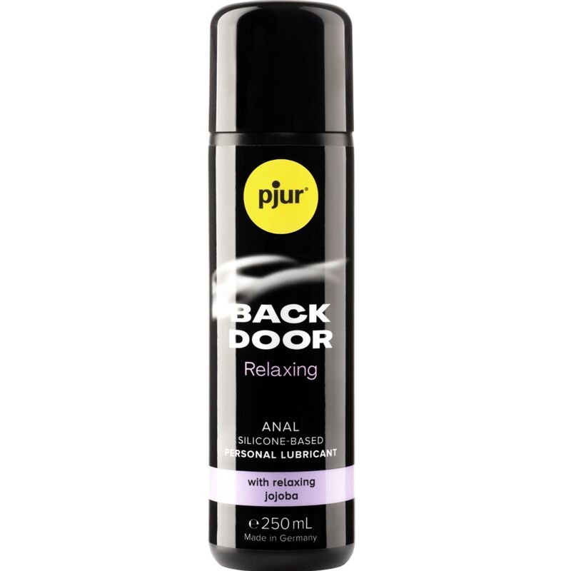 PJUR - BACK DOOR LUBRIFICANTE ANALE RILASSANTE JOJOBA 250 ML – Base in silicone