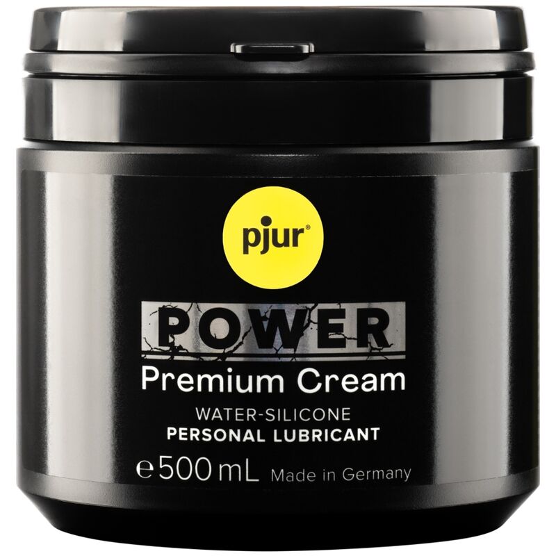 PJUR - POWER PREMIUM CREMA LUBRIFICANTE PERSONALE 500 ML – A base d'acqua