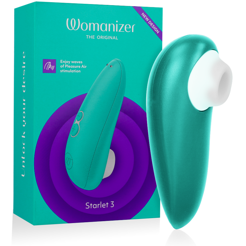 WOMANIZER - STIMOLATORE CLITORALE STARLET 3 TURCHESE – Massaggiatrici