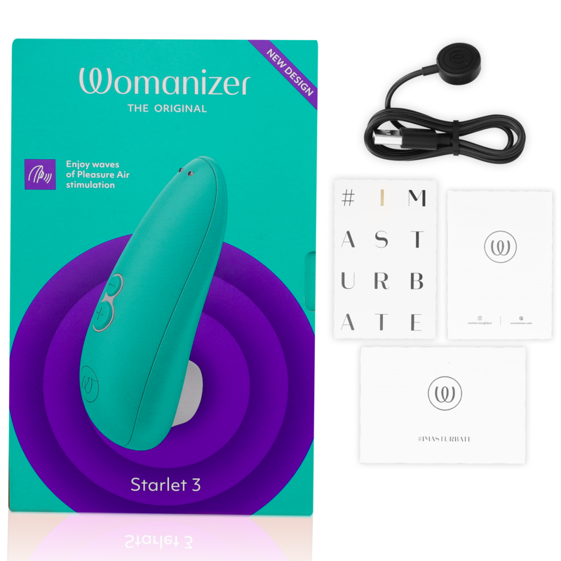 WOMANIZER - STIMOLATORE CLITORALE STARLET 3 TURCHESE – Massaggiatrici – foto 6