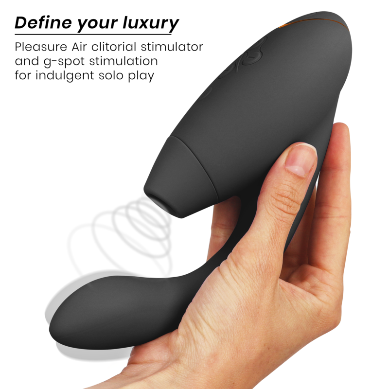 WOMANIZER - DUO 2 STIMOLATORE NERO – Stimolatore d'aria con vibrazione – foto 3