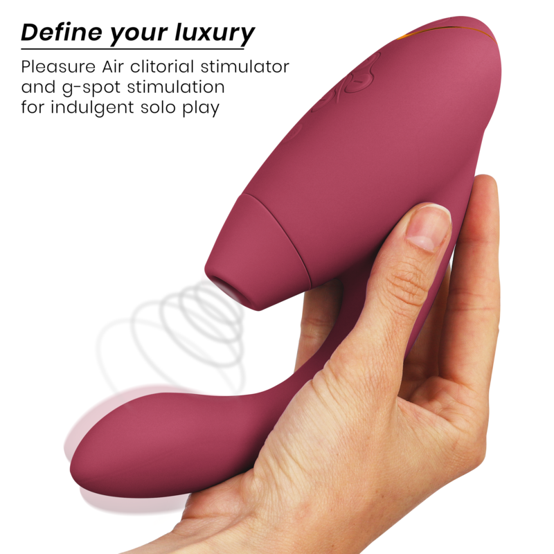 WOMANIZER - STIMOLATORE DUO 2 BORDEAUX – Stimolatore d'aria con vibrazione – foto 3