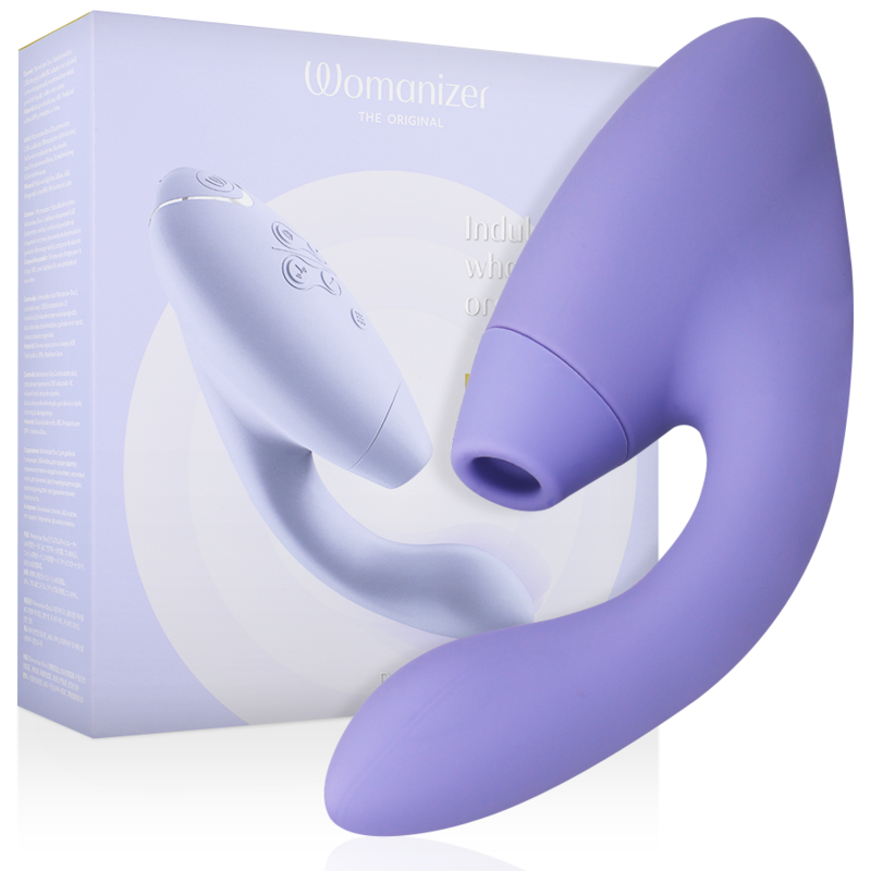 WOMANIZER - DUO 2 STIMOLATORE LILLA – Stimolatore d'aria con vibrazione