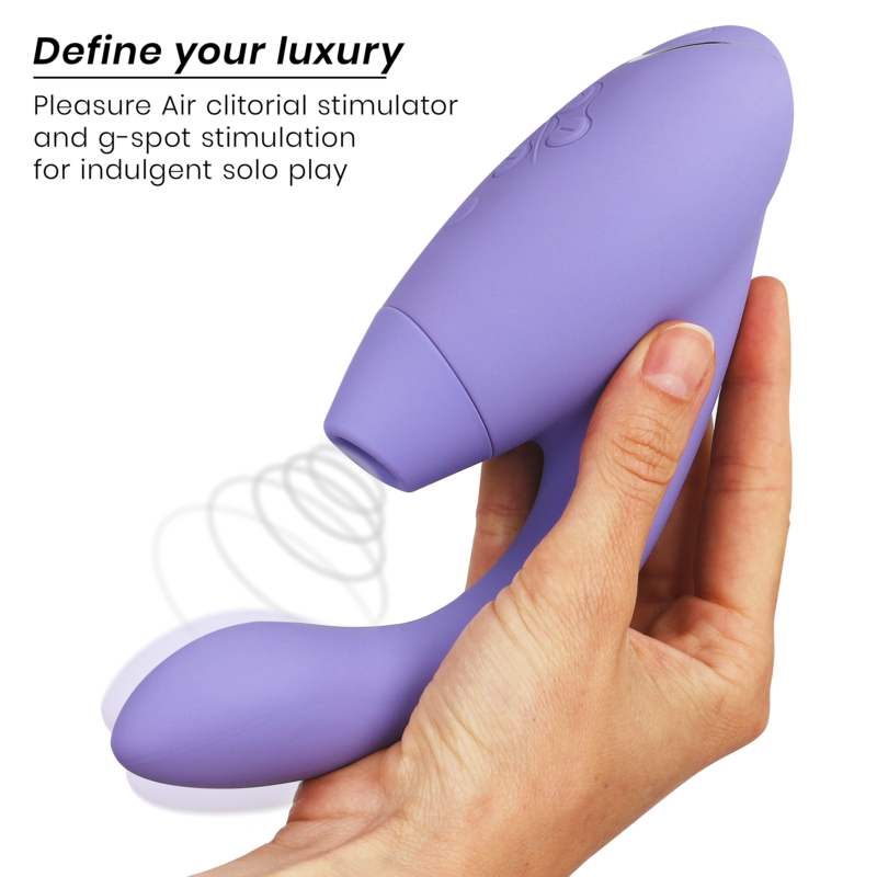 WOMANIZER - DUO 2 STIMOLATORE LILLA – Stimolatore d'aria con vibrazione – foto 3