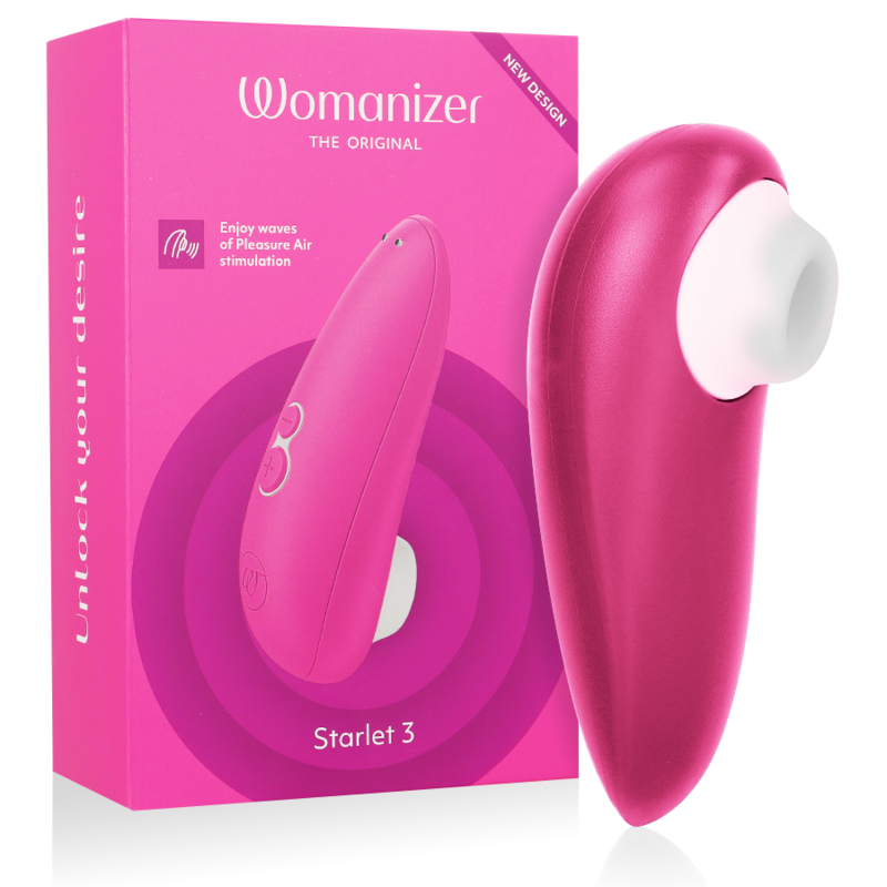 WOMANIZER - STIMOLATORE CLITORALE STARLET 3 ROSA – Massaggiatrici