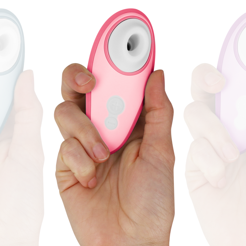 WOMANIZER - LIBERTY 2 STIMOLATORE CLITORIDEO E ASPIRAZIONE ROSA – Stimolatore d'aria con vibrazione – foto 4