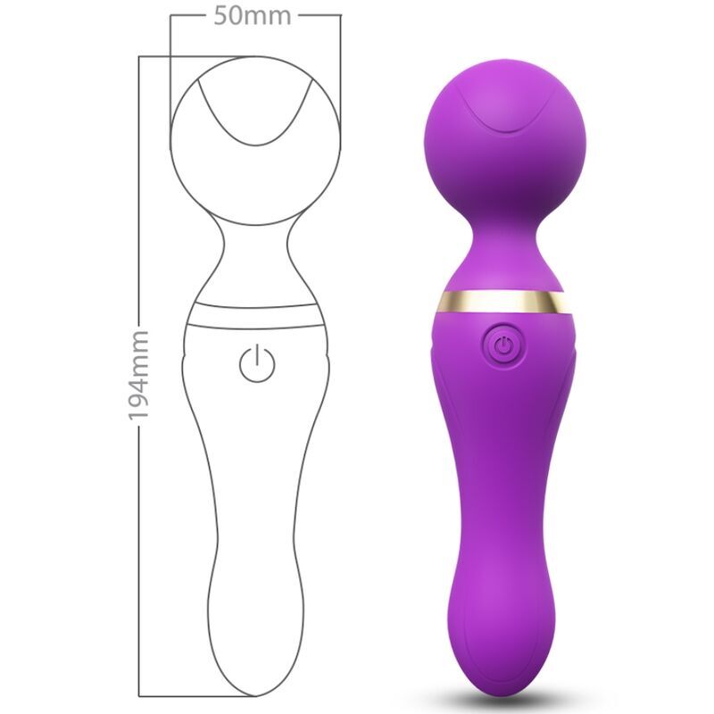 ARMONY - MASSAGGIATORE E VIBRATORE FREEZA TESTA SUPER FLESSIBILE VIOLA – Per il clitoride – foto 2