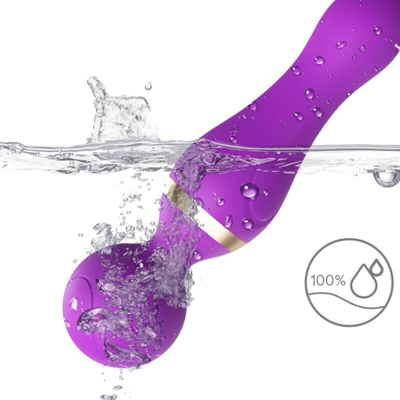 ARMONY - MASSAGGIATORE E VIBRATORE FREEZA TESTA SUPER FLESSIBILE VIOLA – Per il clitoride – foto 4