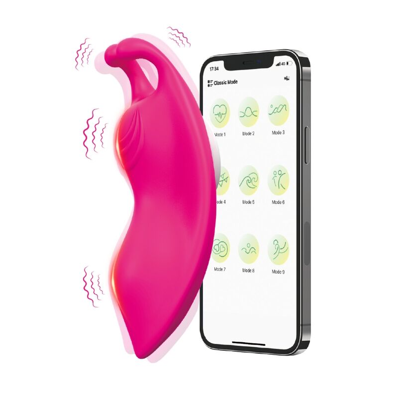 ARMONY - MUTANDINA INDOSSABILE HONEYBEE VIBRATORE G-SPOT FUCSIA - APP GRATUITA – Per il clitoride
