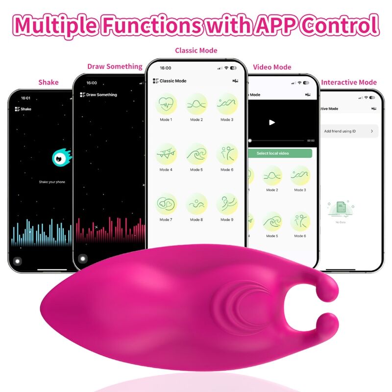 ARMONY - MUTANDINA INDOSSABILE HONEYBEE VIBRATORE G-SPOT FUCSIA - APP GRATUITA – Per il clitoride – foto 5