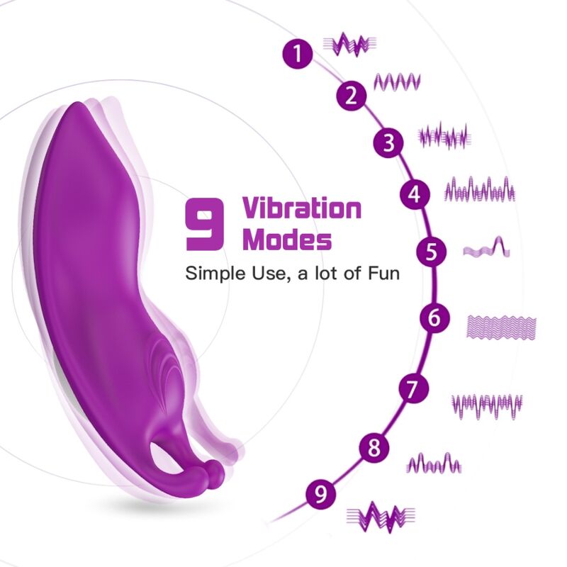 ARMONY - MUTANDINE INDOSSABILI HONEYBEE VIBRATORE G-SPOT REMOTE CONTROL VIOLA – Per il clitoride – foto 9