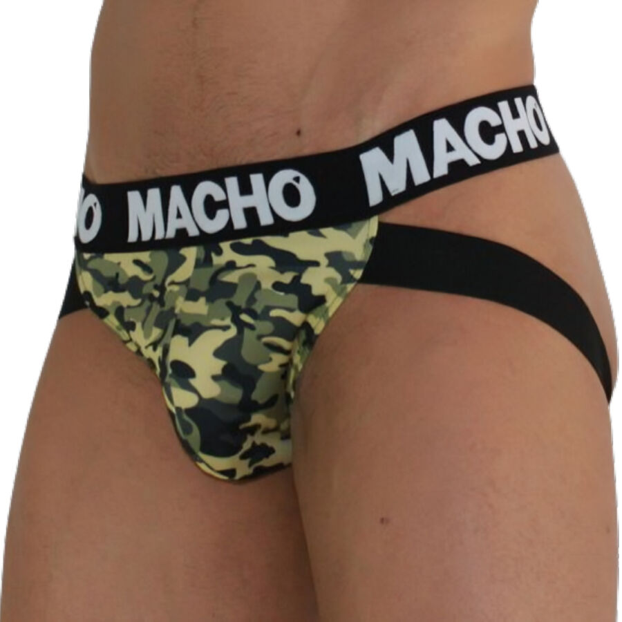 MACHO - MX28MV JOCK VERDE MILITARE S – Sospensori – foto 2