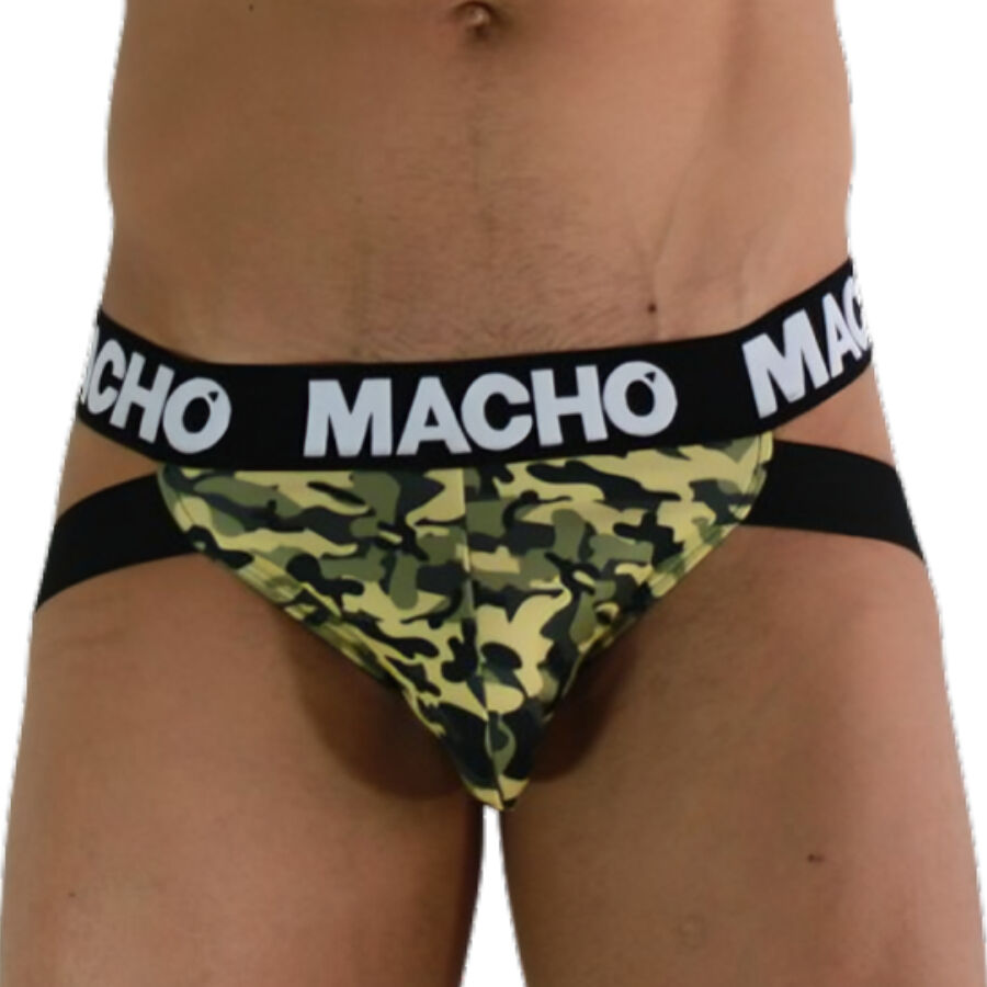 MACHO - MX28MV JOCK VERDE MILITARE S – Sospensori