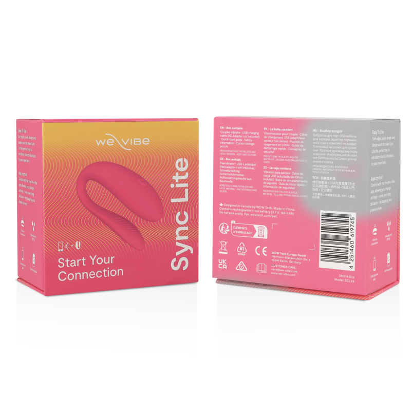 WE-VIBE - SYNC LITE STIMOLATORE CLITORIDE ROSA – Per il clitoride – foto 6
