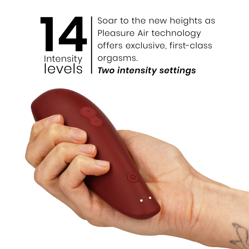 WOMANIZER - CLASSIC 2 STIMOLATORE CLITORALE BORDEAUX – Stimolatore dell'aria nessuna vibrazione – foto 5