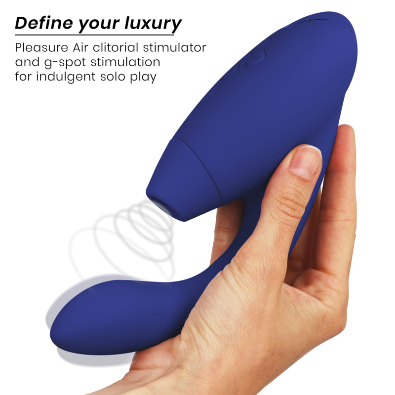WOMANIZER - STIMOLATORE DUO 2 BLU – Stimolatore d'aria con vibrazione – foto 3