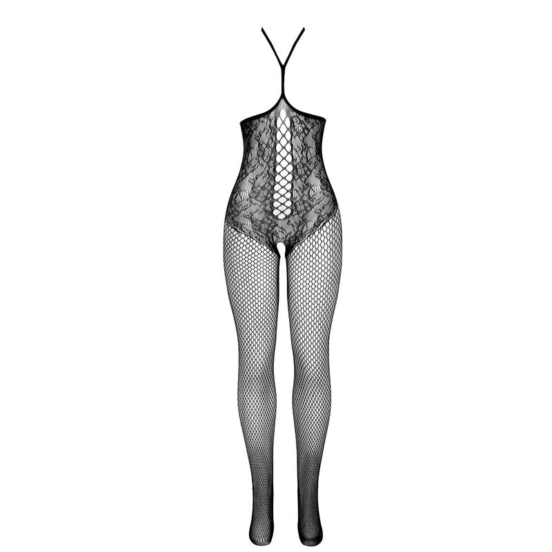 SUBBLIME - 951849 BODYSTOCKING A RETE CON COPPA APERTA E COLLO AL CENTRO NERO TAGLIA UNICA – Bodystocking – foto 4