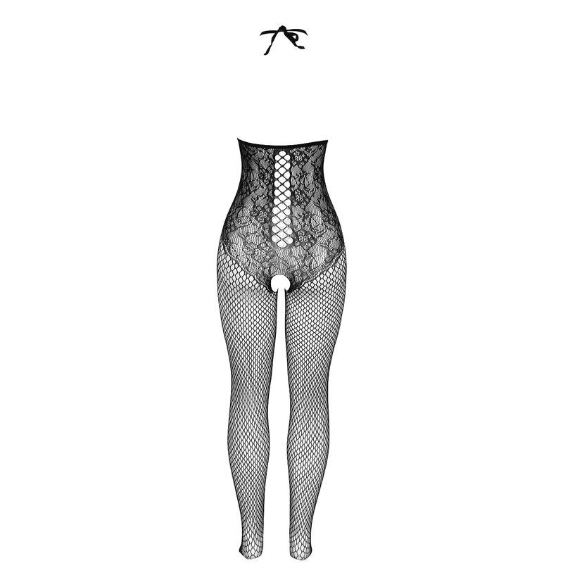 SUBBLIME - 951849 BODYSTOCKING A RETE CON COPPA APERTA E COLLO AL CENTRO NERO TAGLIA UNICA – Bodystocking – foto 5