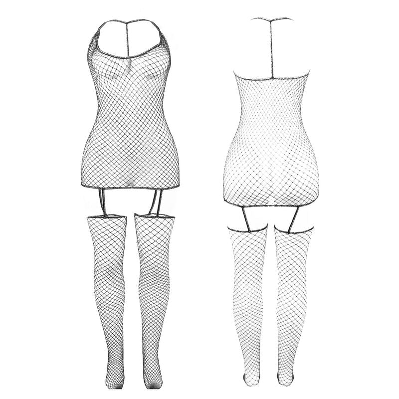 SUBBLIME - 951955 BODYSTOCKING A RETE LUCIDO TAGLIA UNICA – Bodystocking – foto 4