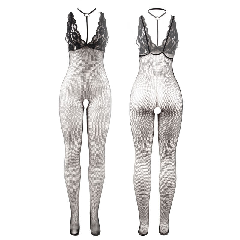 SUBBLIME - 951993 BODYSTOCKING A RETE TRASPARENTE NERA SENZA CAVALLO TAGLIA UNICA – Bodystocking – foto 3