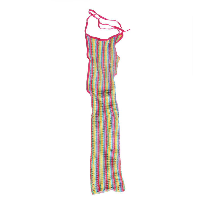 SUBBLIME - 952341 VESTITO A RETE ARCOBALENO TAGLIA UNICA – Abiti sexy – foto 7