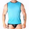 MACHO - T-SHIRT BLU L/XL – Magliette da uomo