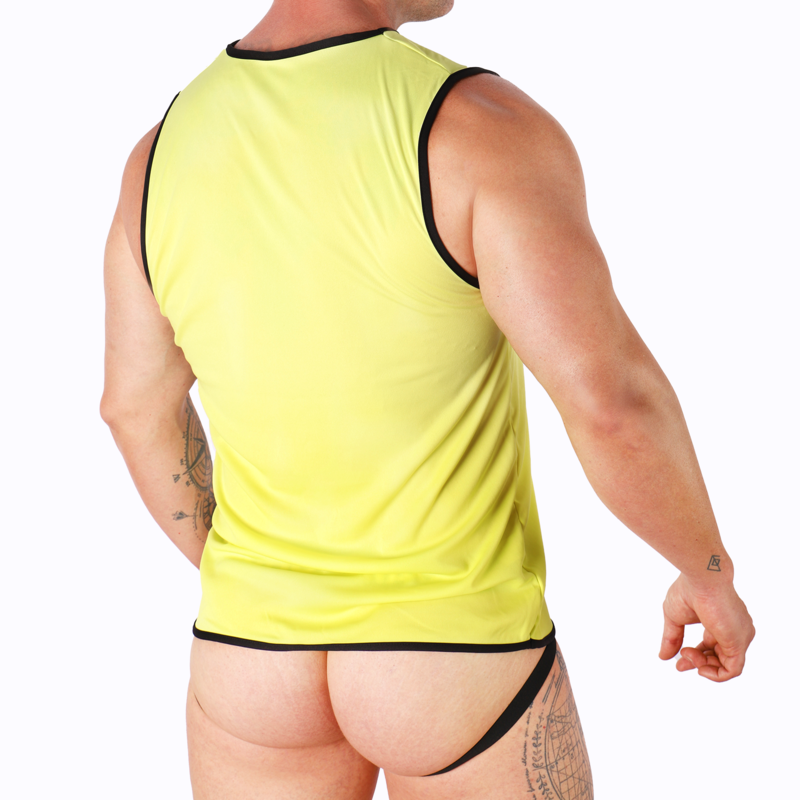 MACHO - T-SHIRT GIALLA L/XL – Magliette da uomo – foto 2