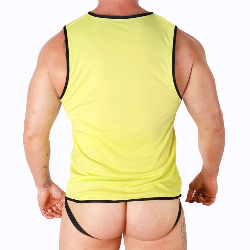 MACHO - T-SHIRT GIALLA L/XL – Magliette da uomo – foto 3