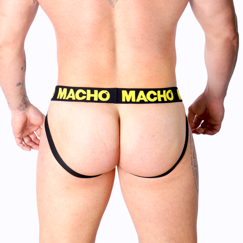 MACHO - MX25A JOCK LYCRA GIALLO L – Sospensori – foto 6