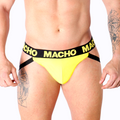 MACHO - MX25A JOCK LYCRA GIALLO L – Sospensori