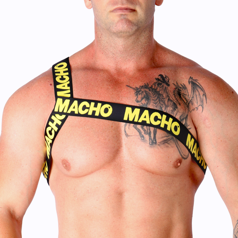 MACHO - PETTORINA ROMANA GIALLA L/XL – Imbracature da uomo