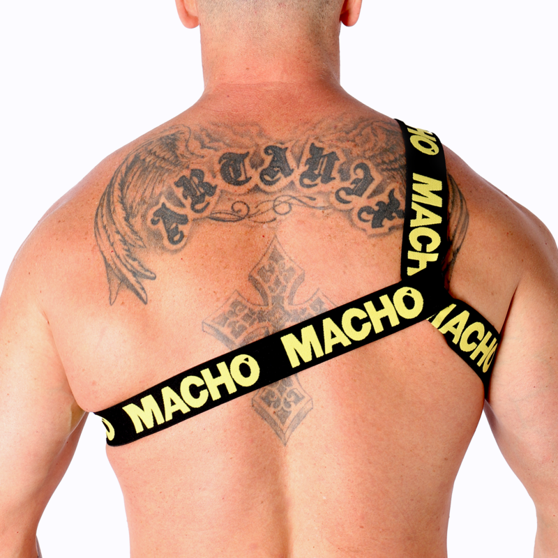 MACHO - PETTORINA ROMANA GIALLA L/XL – Imbracature da uomo – foto 4