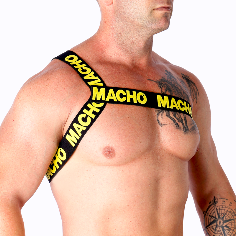 MACHO - PETTORINA ROMANA GIALLA L/XL – Imbracature da uomo – foto 2