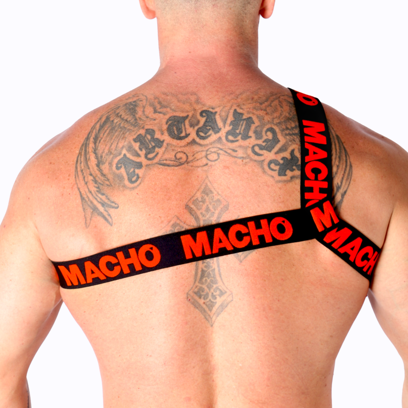 MACHO - PETTORINA ROMANA ROSSA L/XL – Imbracature da uomo – foto 4