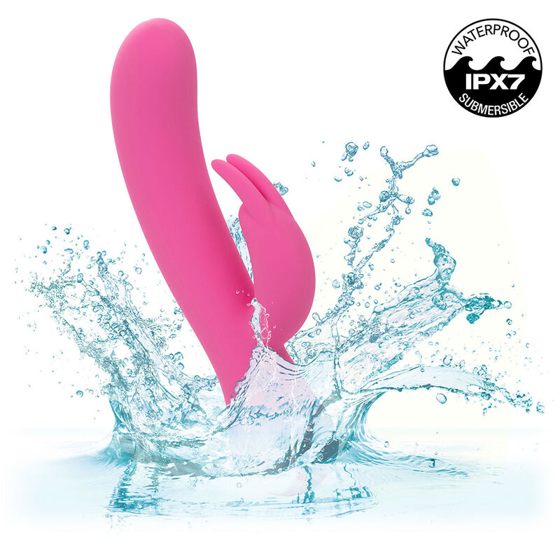 CALEXOTICS - FIRST TIME VIBRATORE CONIGLIO RICARICABILE ROSA – Vibratori di coniglio – foto 9