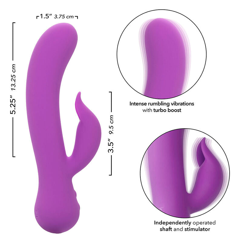 CALEXOTICS - FIRST TIME VIBRATORE PLEASER RICARICABILE VIOLA – Vibratori a punto G – foto 7