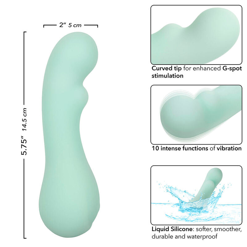 CALEXOTICS - PACIFICA BORA BORA STIMOLATORE PUNTO G 10 VIBRAZIONI AQUA – Vibratori a punto G – foto 7