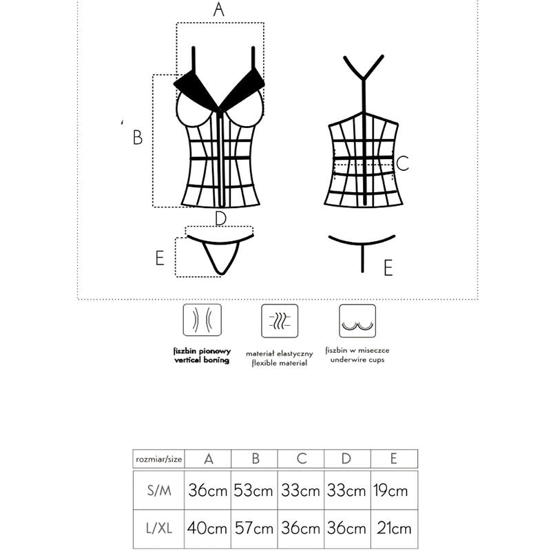LIVCO CORSETTI FASHION - LAURA LC 20215 CORSETTO + PERIZOMA L/XL – Corsetti – foto 6